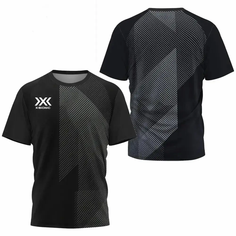 Family Matching Men's Popular Running & Fitness T‑Shirt, Breathable Short‑Sleeve Crew Neck Casual Athletic Jersey for Outdoor
