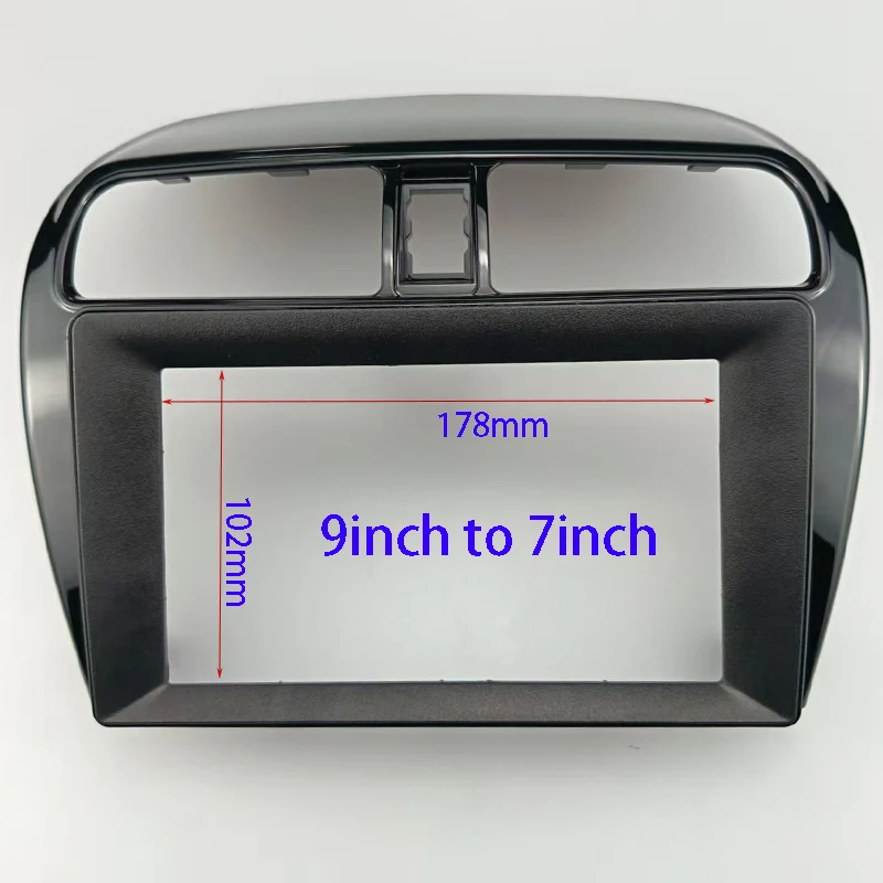 

For MITSUBISHI Mirage 2012-2018 (7/9INCH) Car Radio Fascias Android Stereo Player 2 Din Head Unit Panel DVD Frame
