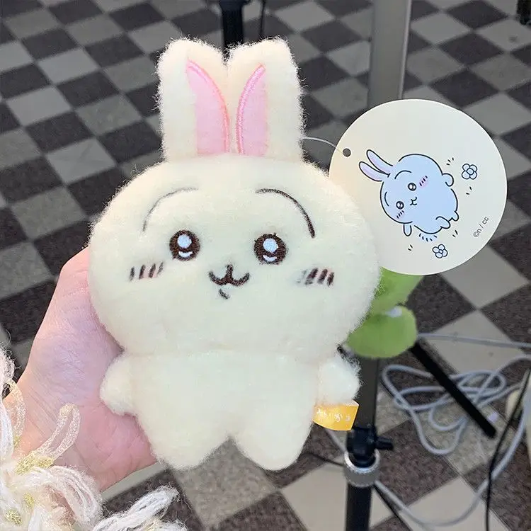 Chiikawa Hachiware Usagi Cartoon Small Bound Feet 12Cm Plush Stuffed Toy Keychain Backpack Pendant Birthday Gift for Friends