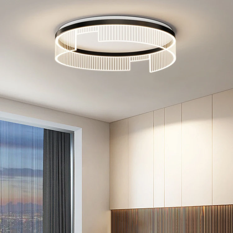 

Bedroom Minimalist Ceiling Light LED Three-color Intelligent Voice Dimming Living Room Balcony Study Decorative Ceiling Light