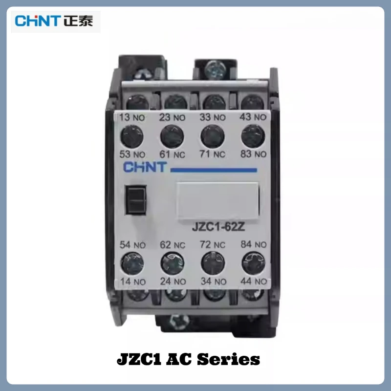 

Chint JZC1-22/31/40/44/53/62 Контактное реле переменного тока 24 В/36 В/110 В/220 В/380 В Серебристо-никелевые контакты для автоматизации
