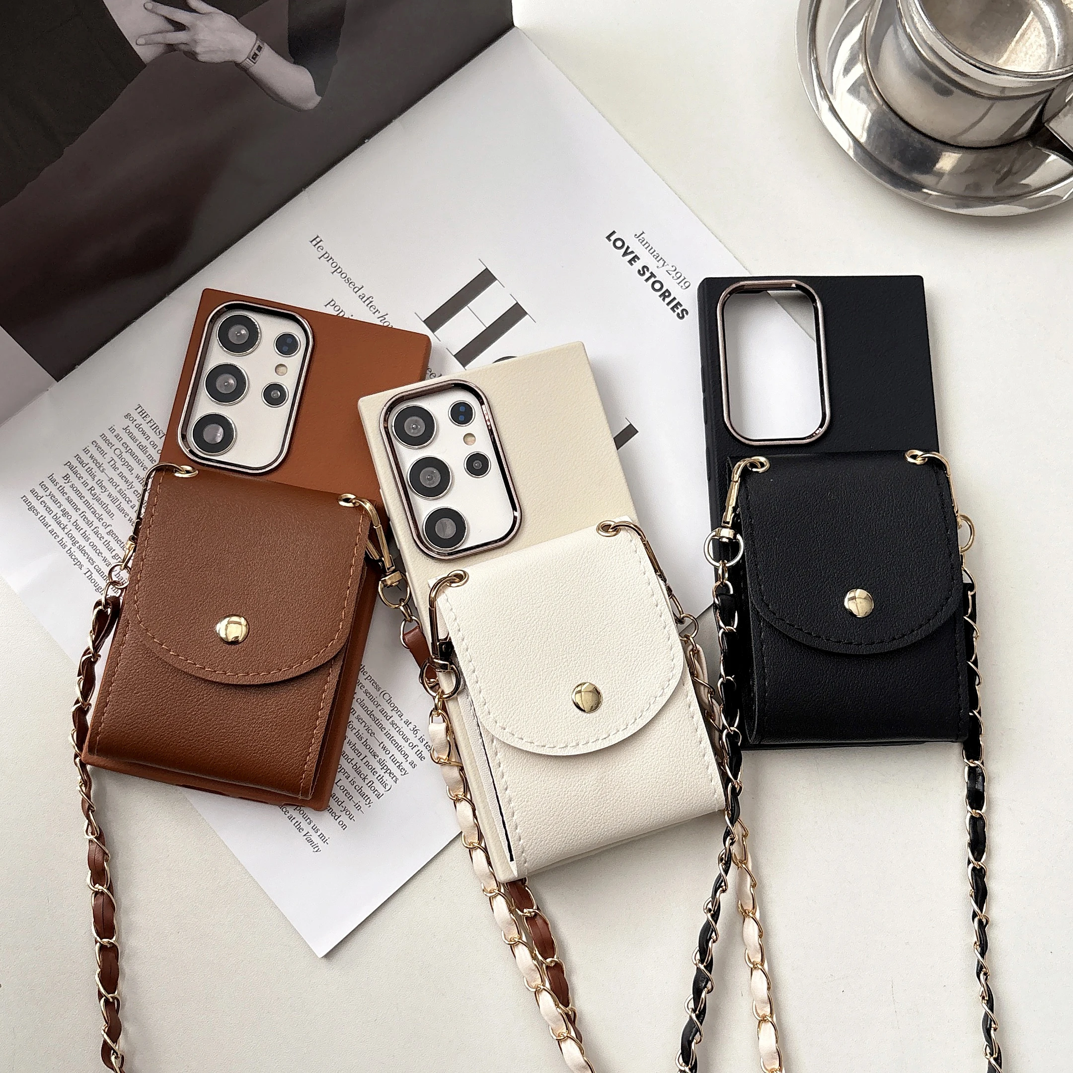 Crossbody Wallet Card Slot Phone Case for Samsung S25 Edge S26 S24 S23 FE S22 Plus S21 Ultra A15 A16 A17 A07 A36 A56 A55 A34 5G - view 4