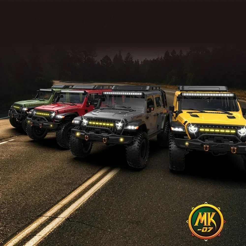 Croboll MK07 نسخة بدون فرش 1/7 RC نموذج التحكم عن بعد الكهربائي سيارة روك الزاحف 4WD RTR ألعاب الأطفال الكبار