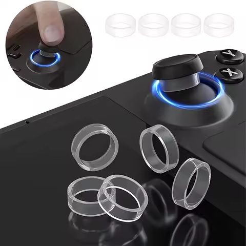 8pcs Silicone Joystick Caps for PS5/PS4/Steam Deck/ROG Ally - Elastic Protective Ring , Anti-Slip Grip &amp; Dustproof Design