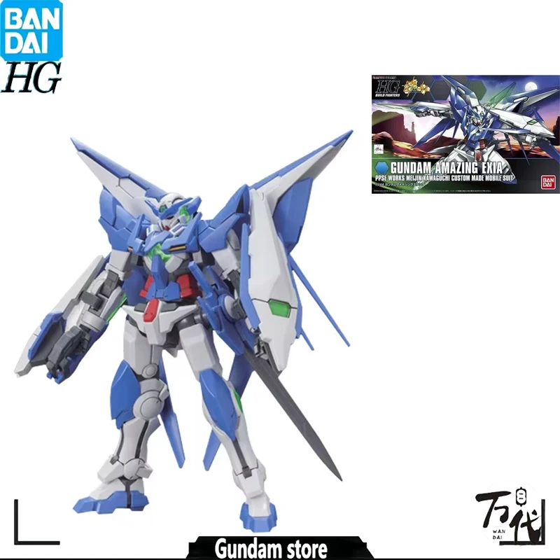 BANDAI оригинальный Аниме оригинальный GUNDAM HGBF 1/144 телефон удивительная модель EXIA игрушки экшн-фигурки подарки коллекционные