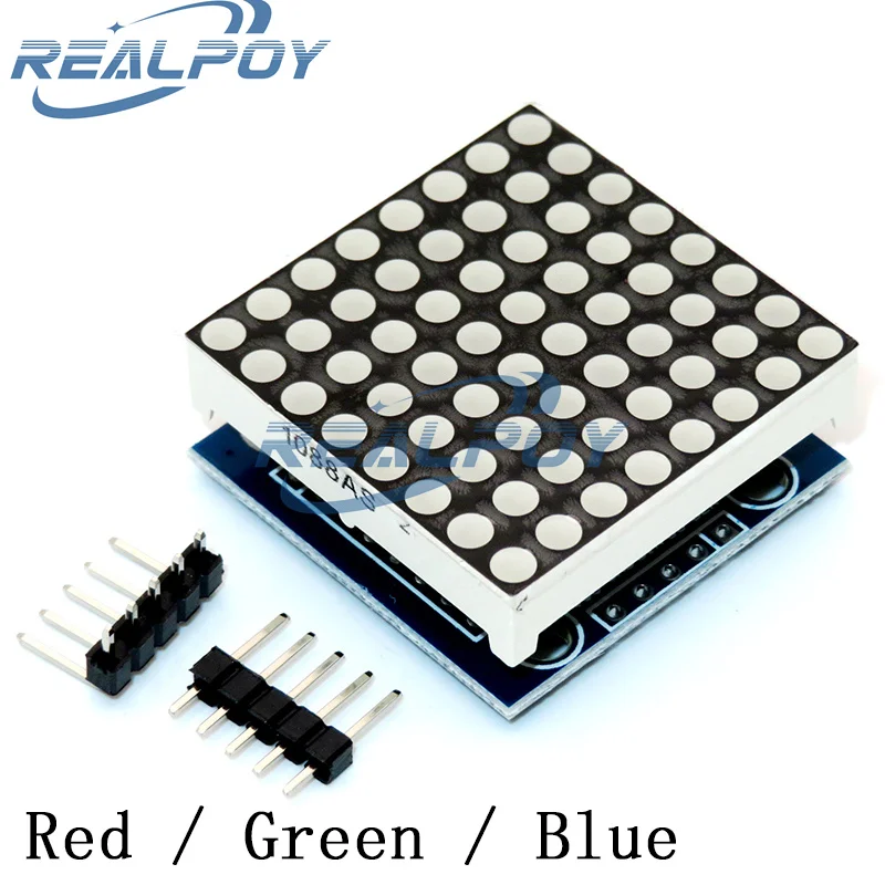 MAX7219 moduł matrycy punktowej moduł mikrokontrolera moduł wyświetlacza gotowe towary, można razem do programowania arduino