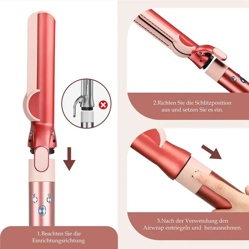 مصنع جديد مرفق تدفق الهواء لدايسون Airwrap HS01 HS05 HS08 مكواة فرد الشعر فوهة لوحة تجفيف في وقت واحد ومستقيم #4