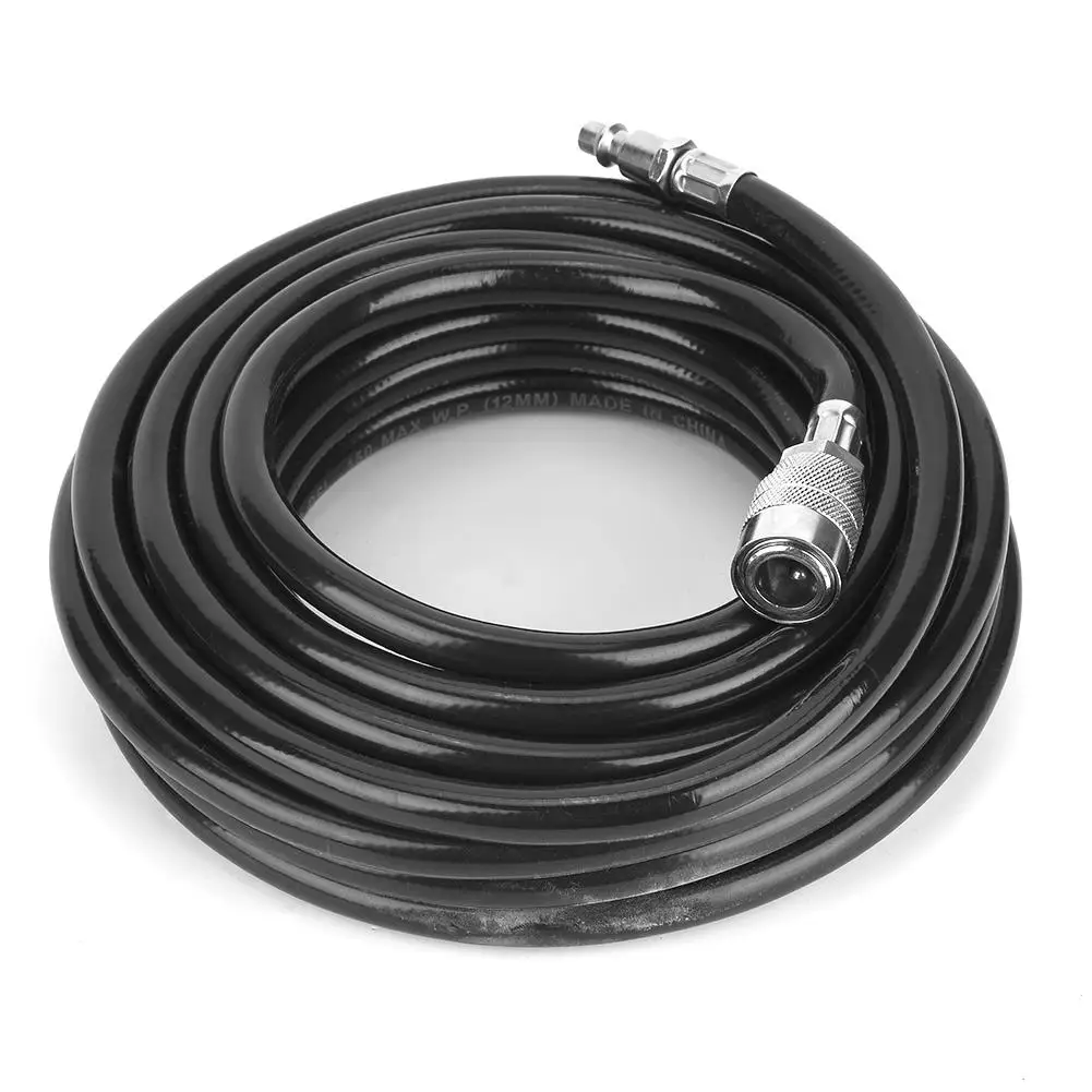 7.5M PVC Pneumatic Hose Kit w/ American Quick Connect - Air Compressor Accessory