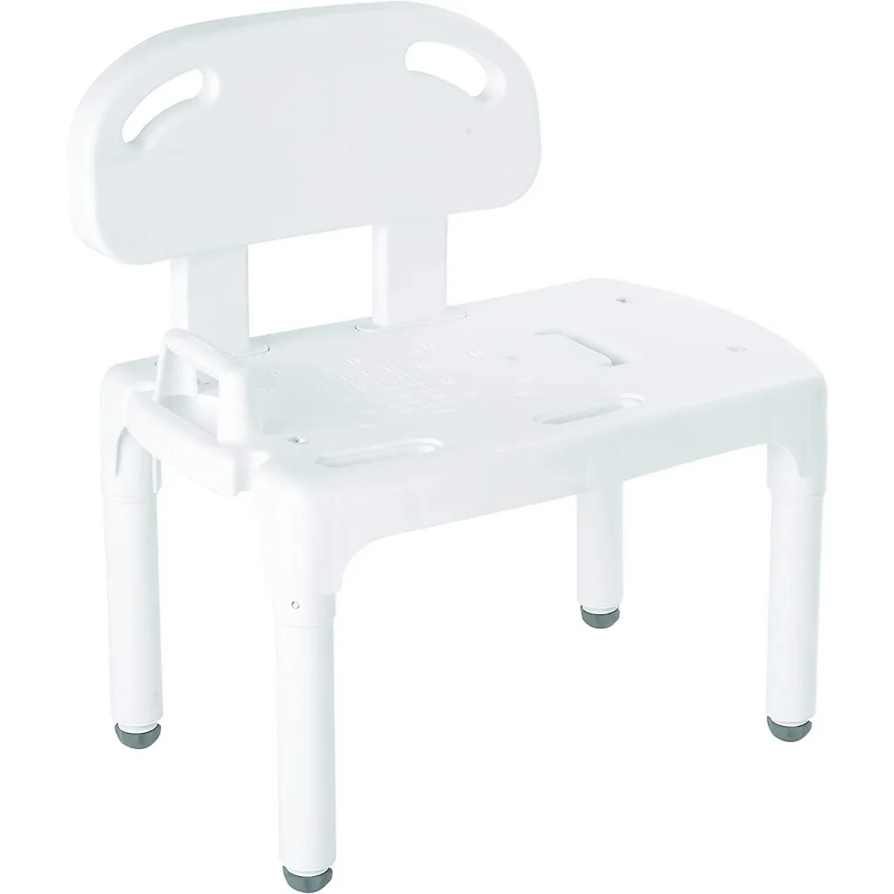 

Universal Tub Transfer Bench, Shower and Bath Seat, Height Adjustable, Holds Up to 400 Pounds Bath Shower Chair Seat