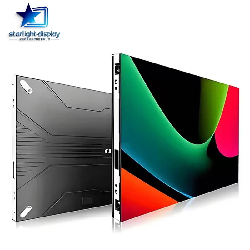 

Indoor Full-Color LED Display 640x480mm Die-cast Aluminum Cabinet Scree Application 320x160 Module Front Maintenance LED Cabinet