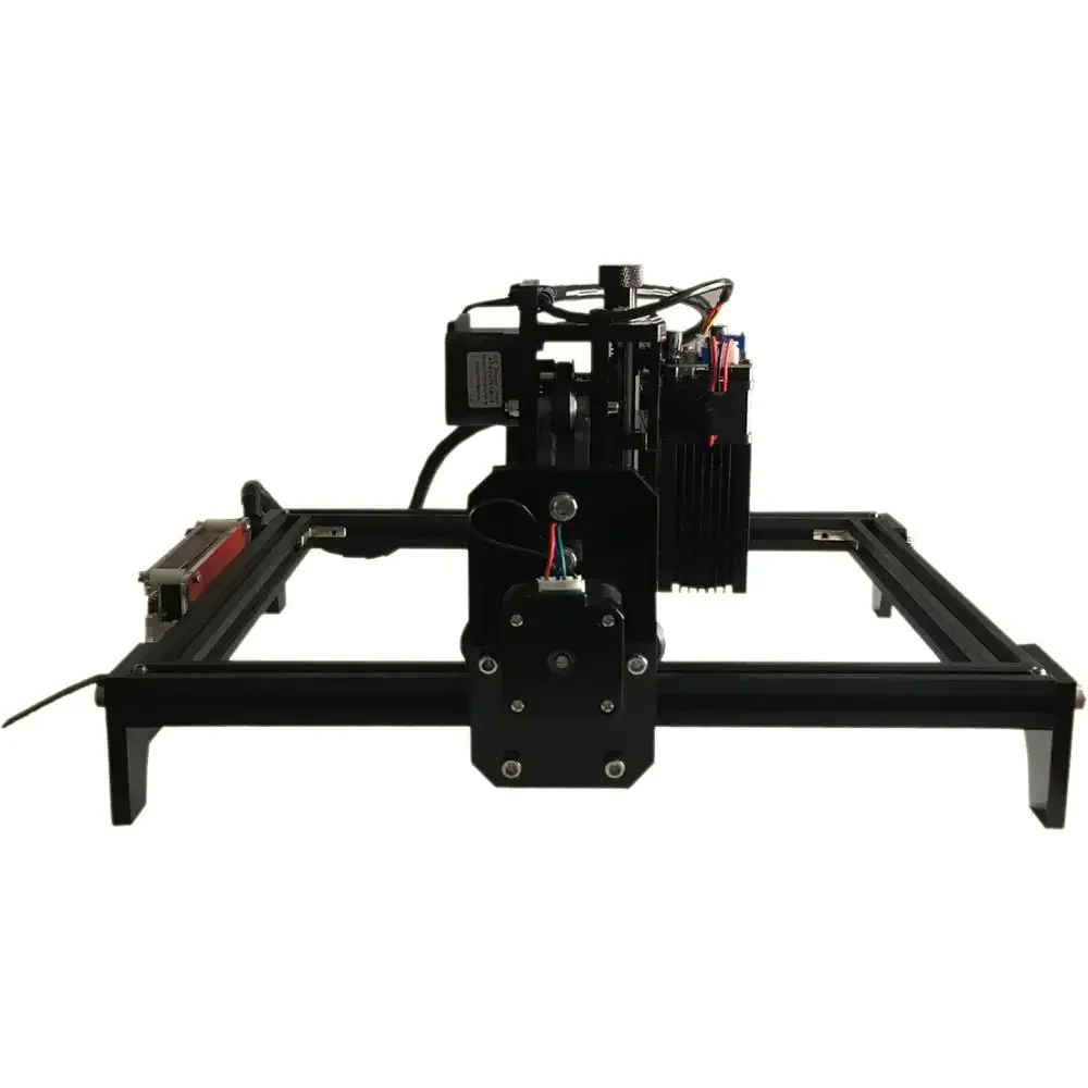 آلة نقش بالليزر ثلاثية الأبعاد صغيرة ، طابعة ذاتية الصنع ، جلد خشب الأكريليك ، 15 واط