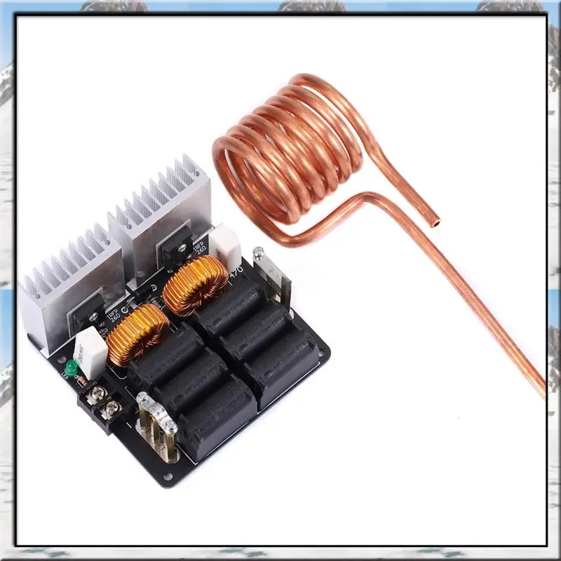 

Mar.ZVS High-Frequency 1000W Induction Heating Machine,12-48V DC Input, Max 20A Current,500-800W Continuous Power