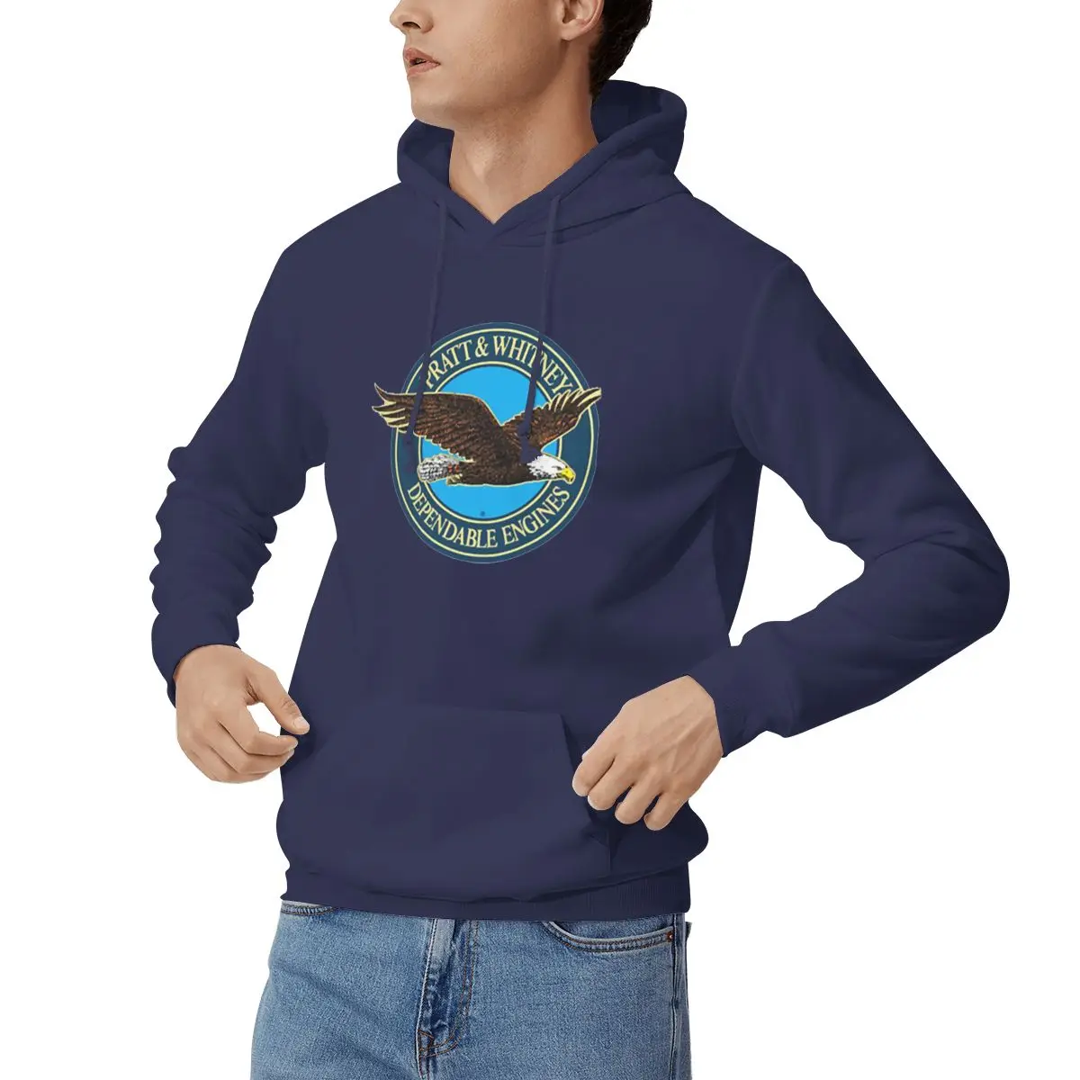 Pratt and Whitney Logo Dependable Engines Hoodies Men Women Pullover Sweatshirt Fashion Long Sleeve Streetwear Autumn Winter