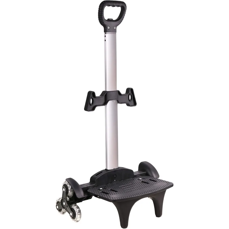 

Backpack Trolley - Wheeled Trolley Hand Aluminium Alloy Non-Folding Trolley Cart for School Bags Luggage Backpack Wheels