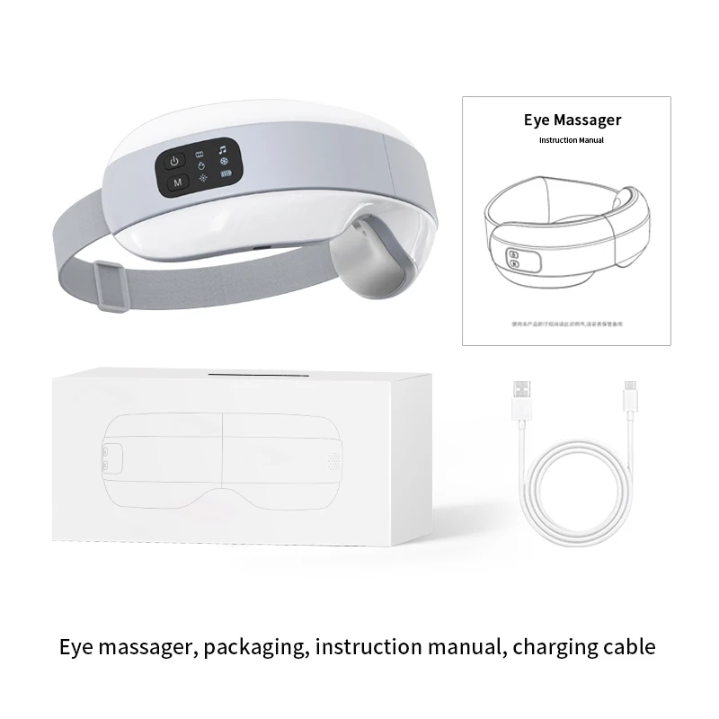 Wearable Anti-Fatigue Eye Device Stress Relief Smart Products Digital Wellness Tool Portable Eye Massager