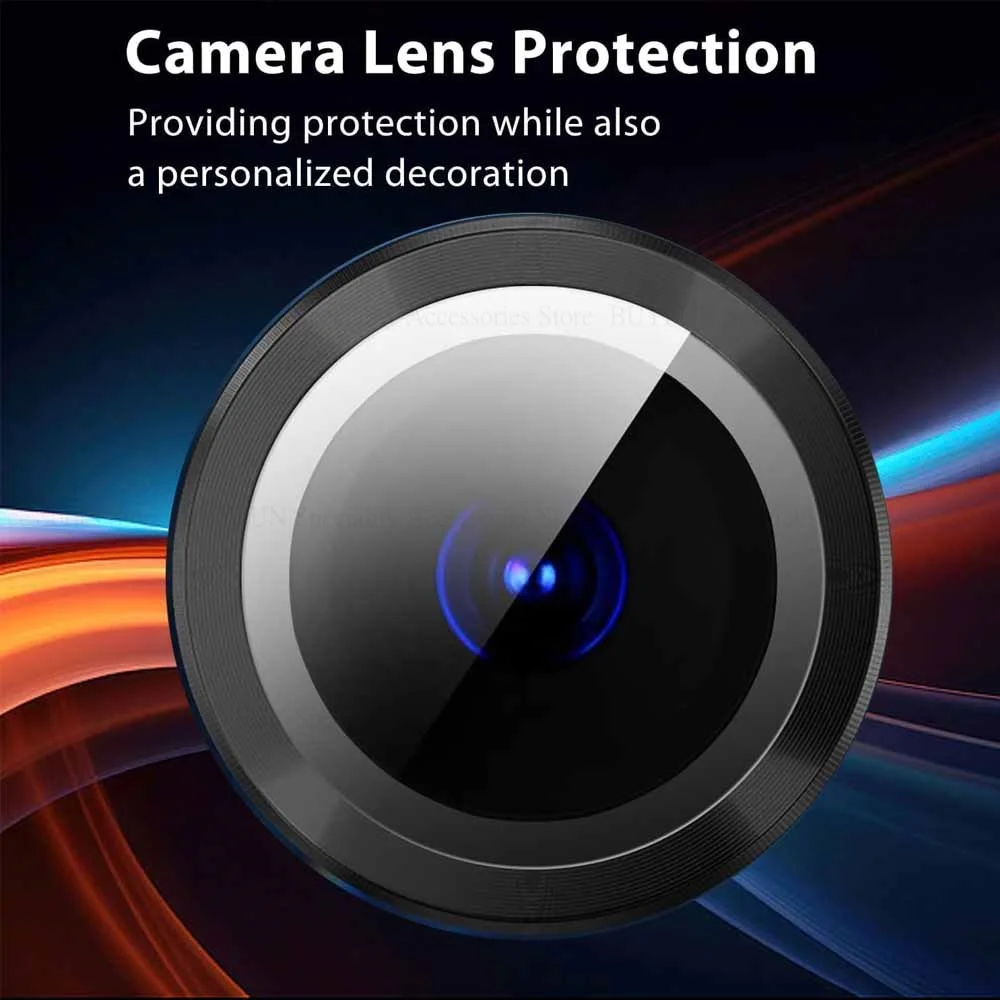 Camera Protector For Ipad Pro 13 Air 11 Metal Lens Ring Tempered Glass I pad pro 13-inch 11-inch Air6 Lens film Protective Cap