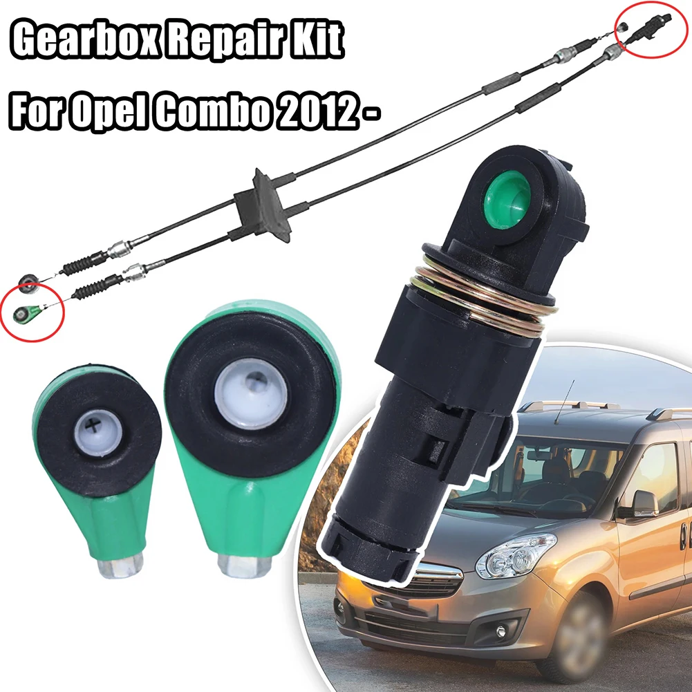 For Fiat 500 2007-2022 Bushing Repair Shift Cable Kit DIY Car Repair Bushing ABS Construction Precision Fit Quick Installation