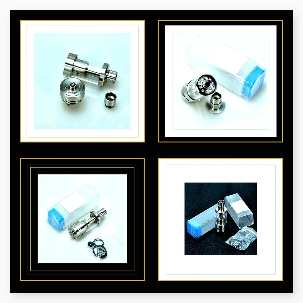 Wolfcoolvape Ataman V4 RTA 22mm 4ml Rebuildable Atomizer with Leak-Resistant Design and Adjustable Airflow for Single Coil Setup