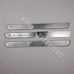 Stainless Steel Anti-scratch Car Door Sill Scuff Plate Protector Trim Guard Pedal Cover For Ford EcoSport Accessories 2013-2022