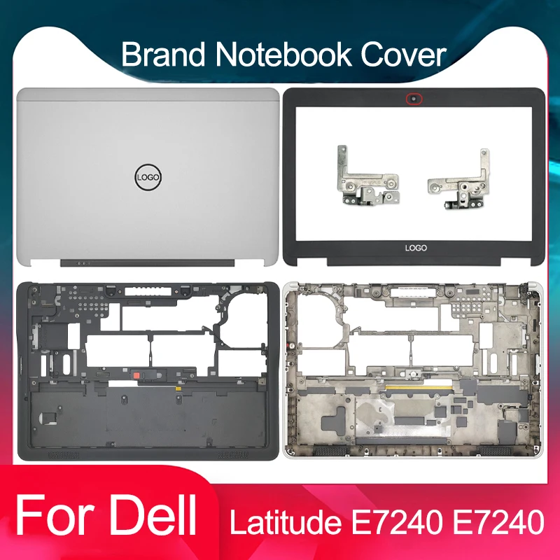 

New For Dell Latitude E7240 E7240 Laptop LCD Back Cover Front Bezel Palmrest Upper Bottom Base Cover Hinges Cover Not Touch