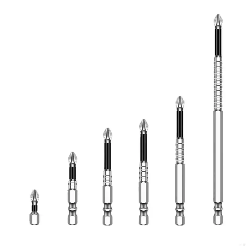 

964E 6Pcs Screwdriver Bits Set for Multiple Screw Specifications Hand Repair Projects