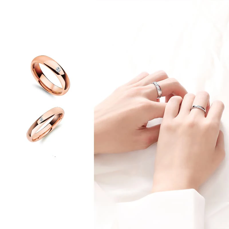 Rings for Men, Classic 6mm Width Unisex Tungsten Engagement Rings, Dome Band Inlay, Engraving