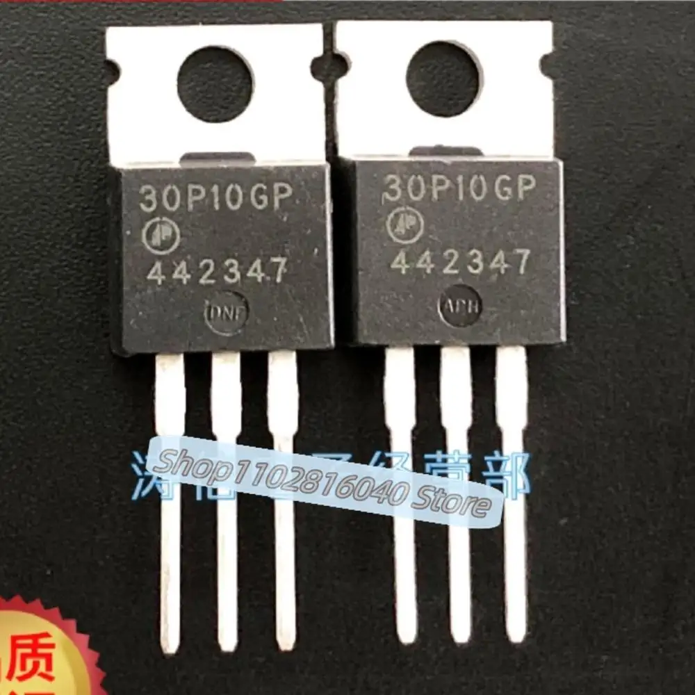 10PCS/Lot 30P10GP AP30P10GP  TO-220 100V/30A MOS P In Stock Spot Fast Shipping