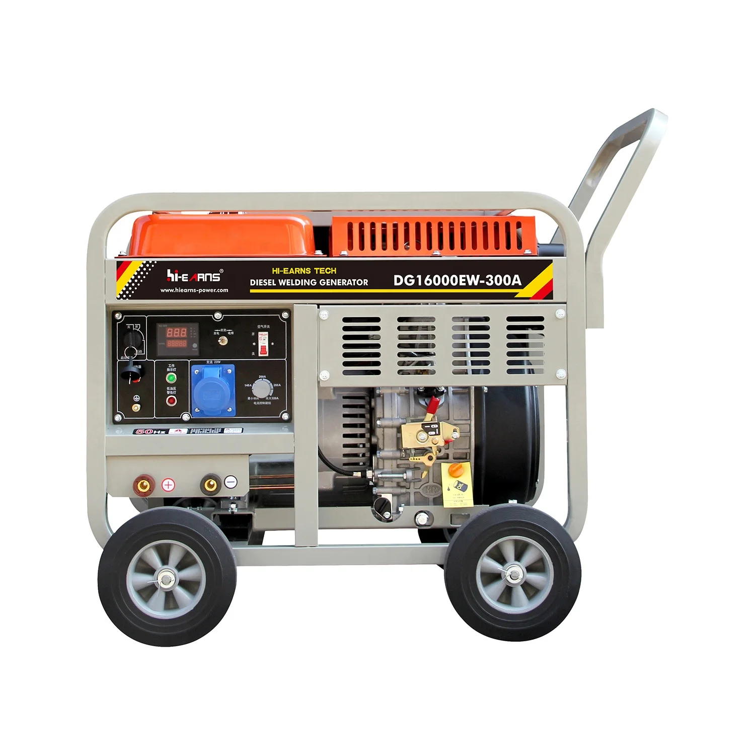 hiearns 1105FD 300A 50hz 60hz 3000rpm open portable type die·sel Generator welding machine