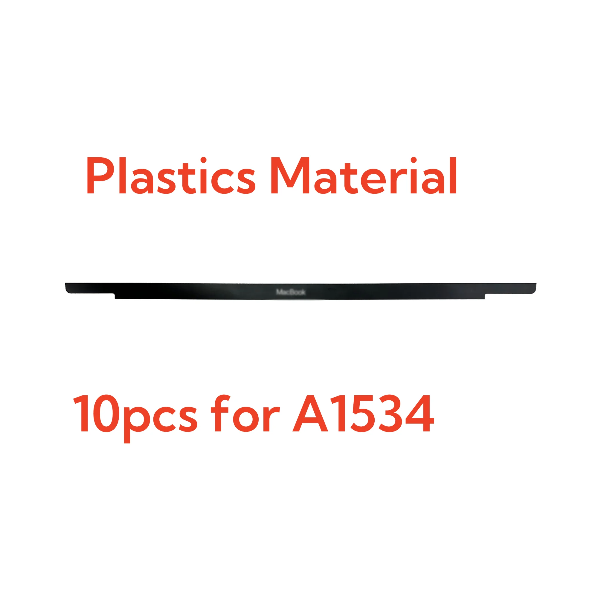 

10pcs LCD Screen 10pcs Trim Logo Bezel Cover Plastics EMC 2746 EMC 2991 EMC 3099 for Macbook Retina 12" 2015-2017 A1534