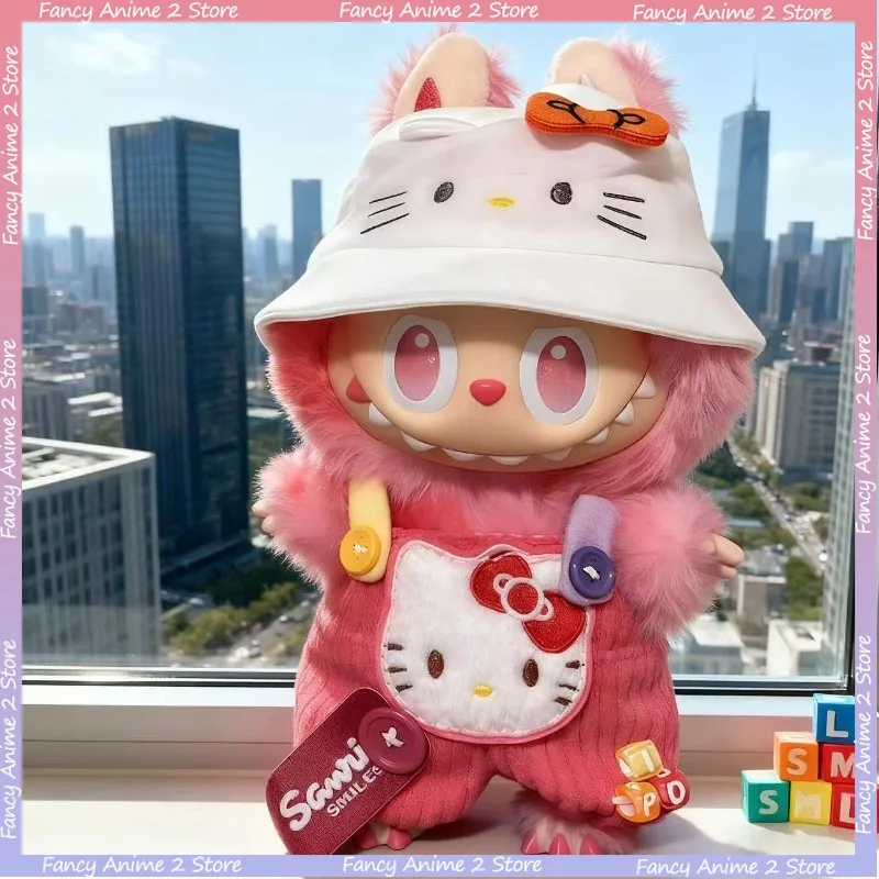 

Cute Hello Kitty Kuromi Clothes for V1 V2 V3 Labubu Summer Multi-color Plush Dolls Outfit Jumpsuits Fashion Dolls Accessories