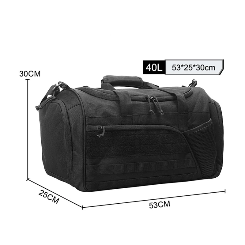 Imagem -04 - Bagagem de Viagem ao ar Livre para Homens e Mulheres Bolsala de Viagem Portátil Grande Capacidade Pano Oxford Resistente ao Desgaste Bolsa de Fitness 40l