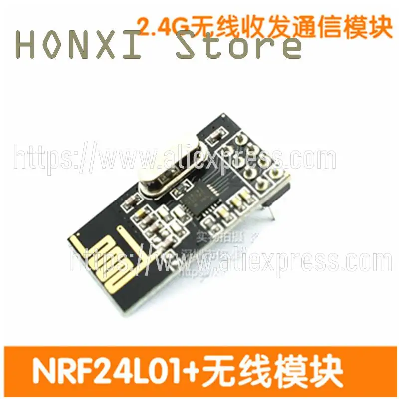 Módulo inalámbrico NRF24L01, placa negra de comunicación, transceptor inalámbrico, potencia mejorada, 2,4G, 1 piezas