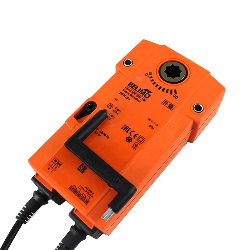 Belimo Original AC 230 V 9NM BFN230 BFN230-T محرك الربيع العودة أنظمة تكييف الهواء 60 s 2x SPDT IP54 مفتوح/مغلق