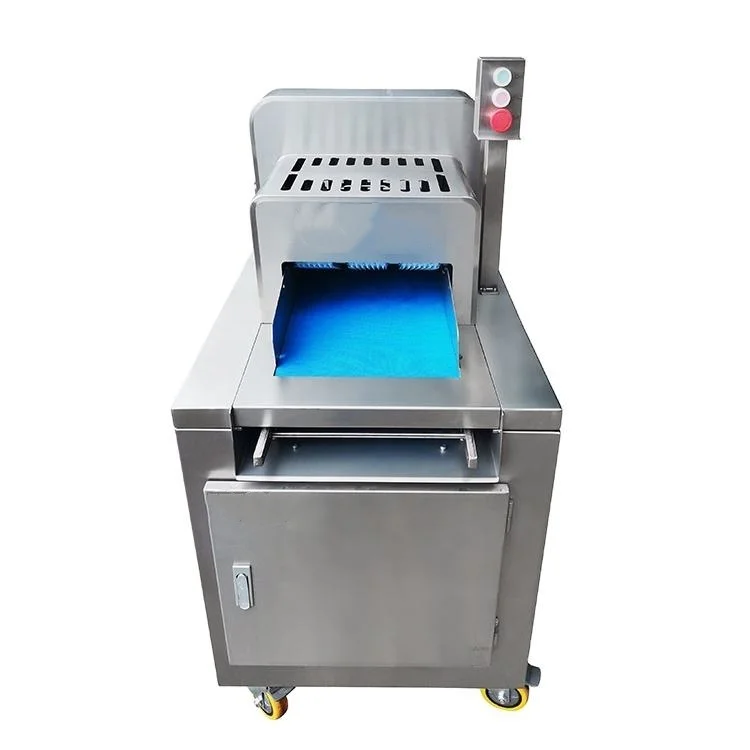 

Stainless Steel Frozen Meat Cutting Machine Meat Dicer Fresh Chicken Breast Cube Dicer Machine Frozen Meat Cutting Machine