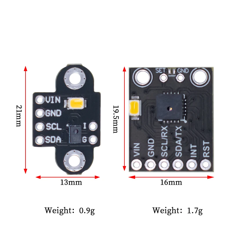 GY-AS7262 AS7263 AS7341 Visible infrared color spectrometer sensor module