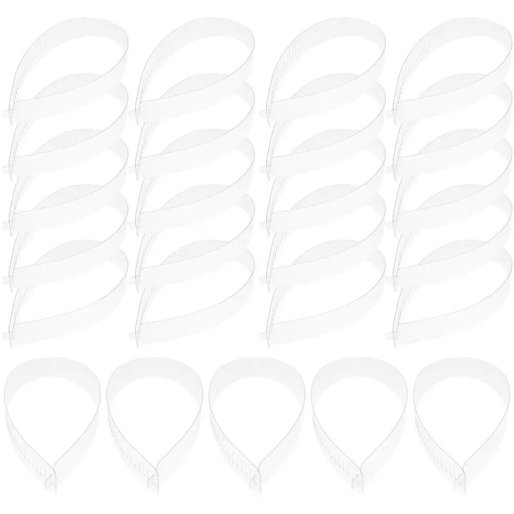

80 Pcs Collar Protectors for Shirts Stiffener Mens Holder Stays Pvc Sticker Strip