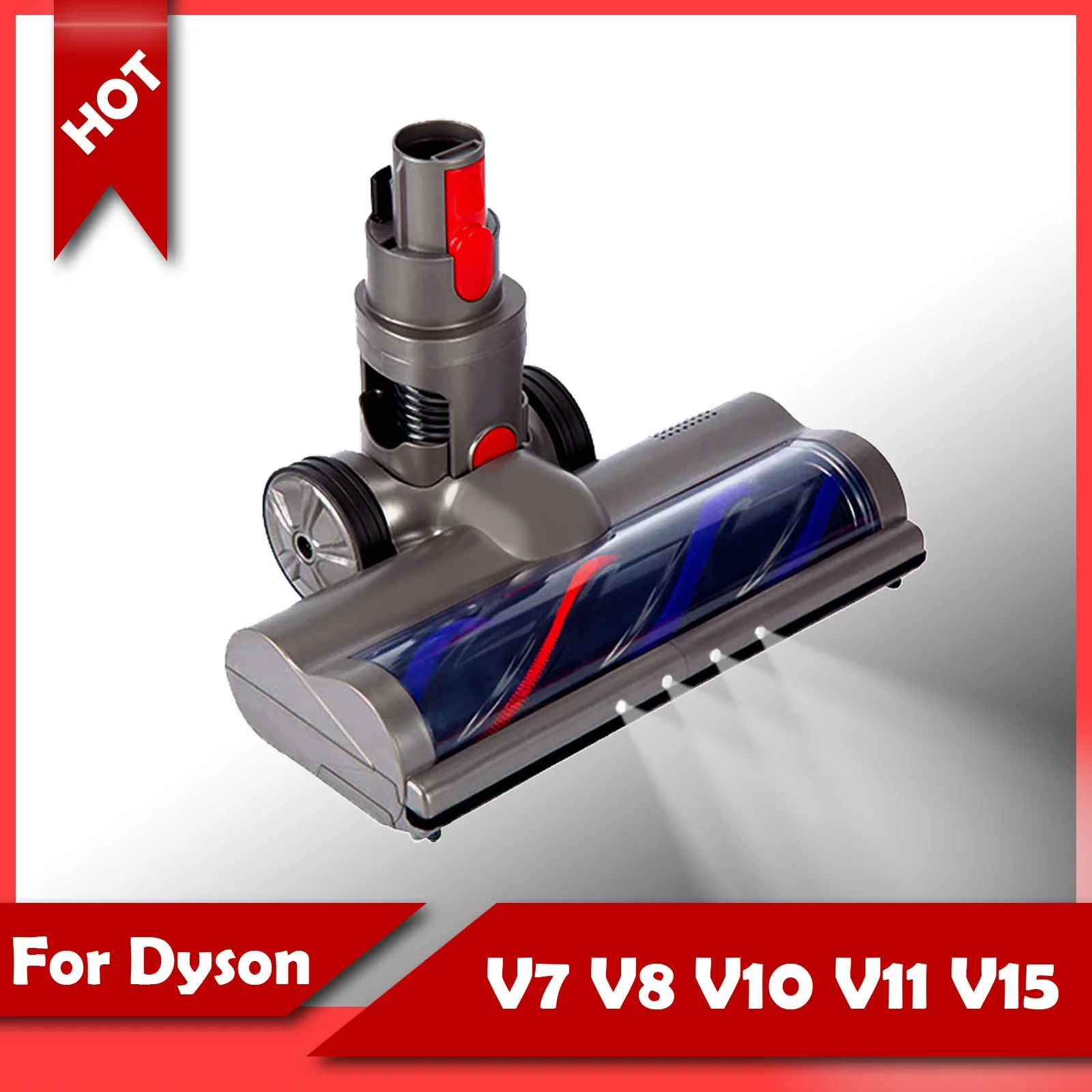 

Запчасти для беспроводного пылесоса Dyson V7 V8 V10 V11 V15, Турбинный напольный инструмент с прямым приводом