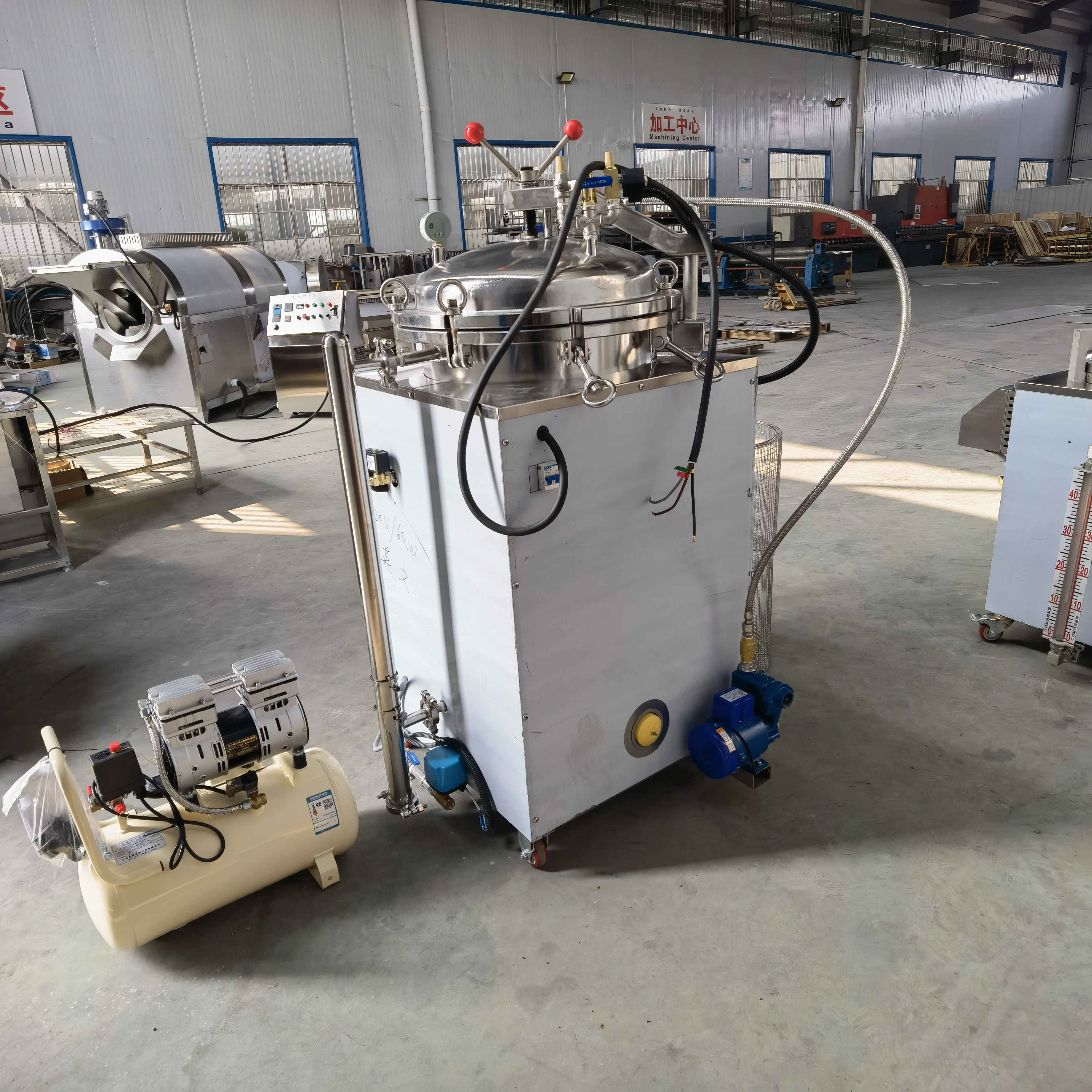 Industriële stoomsterilisator Verticale autoclaaf Prijs voor voedsel