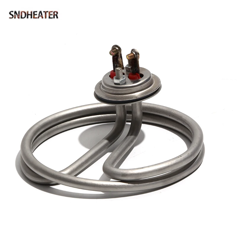 SNDHEATER 220V/380V Electric Towel Heater Preserving Platform 2KW/2.5KW/3KW 201SS Flange 46mm Circular Heating Element 120mm