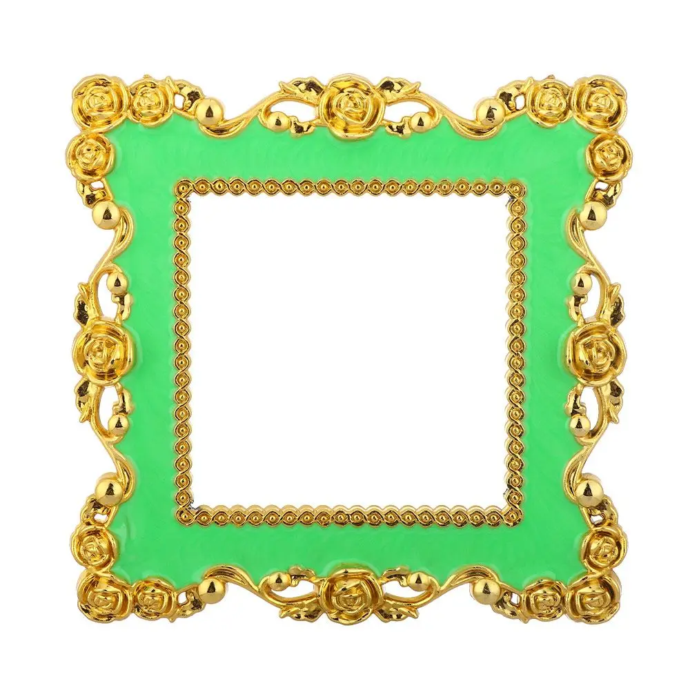 Elegant Gold Silver Resin Home Decor Surround  Frame Light Switch Cover Wall Sticker