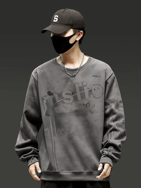 

Модная повседневная свободная удлиненная футболка Thiened на осень-зиму с подкладкой...