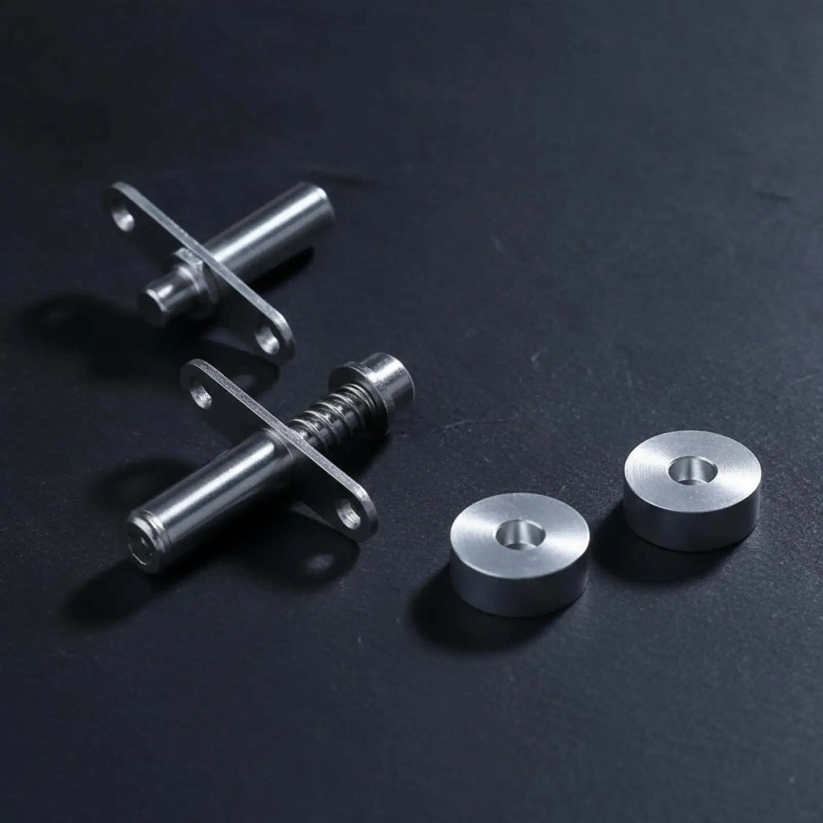 Rotating Hinge Hardware Assembly Space-Saving Cylindrical Hinge Hardware Set Slim for Interior Partition Projects