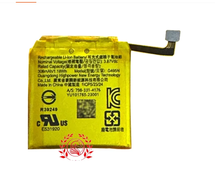 G495N NEW Original Rechargeable Li-ion Battery 306mAh 3.87V For Google Pixel Watch 2
