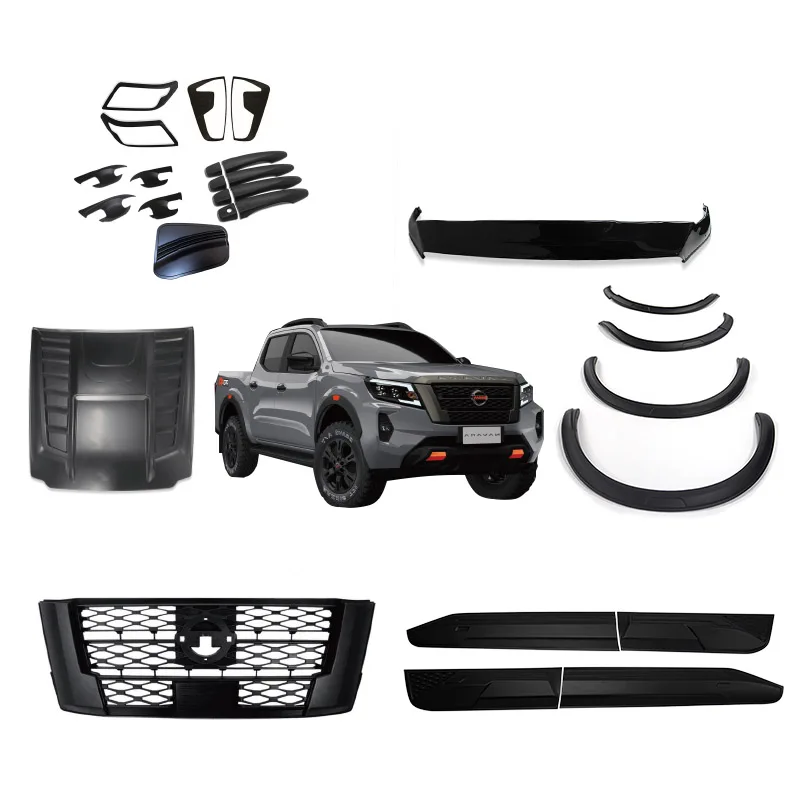 

Aftermarket Parts Full Set TRIM PROTECTOR For Nissan Navara NP300 2020 2021 2022 4X4 Body Kit Exterior Accessories
