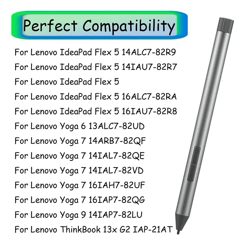 For Lenovo Digital Pen 3 Compatible With For Lenovo Yoga 6/7/9 Pen,Yogabook 9 II,Ideapad Flex 5 Pen,Thinkbook 13X G2