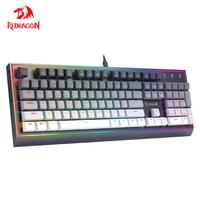 REDRAGON R9 USB RGB Mechanical Gaming Wired Keyboard Aluminum Frame Hot-swappable Socket 104 Keys Gamer for Computer PC Laptop