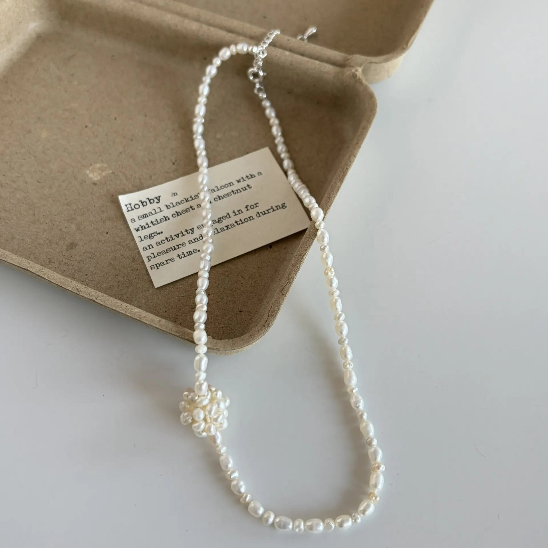 Withered Handmade Embroidered Ball Flower Necklace With A Female Niche Temperament Jewelry Necklace Necklaces For Women