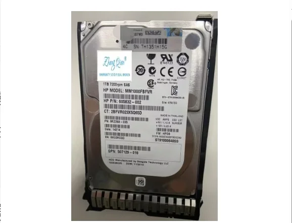 

For HP DL360 DL380 DL580 DL388e GEN8 GEN9 653954-001 1TB SAS 7.2K 2.5 652749-B21 G8 G9 653954