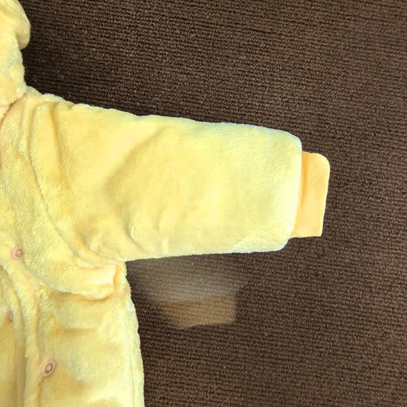 Pudcoco-بذلة بغطاء رأس للبنات والصبيان ، رومبير صوفي ، بنمط لطيف ، لفصل الشتاء