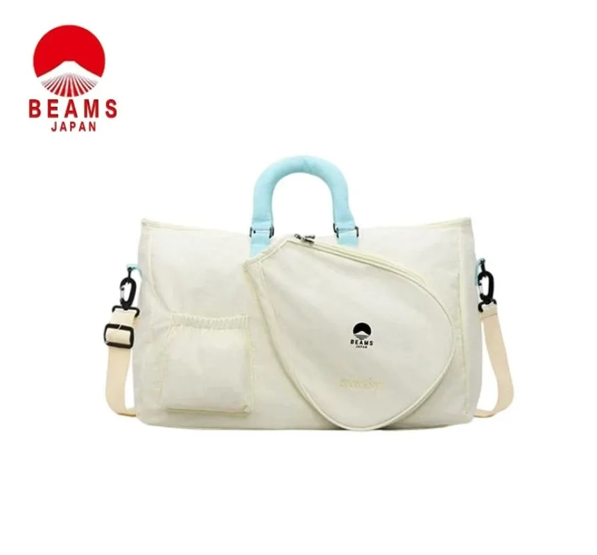BEAMS Japanese Fitness Sports Gym Badminton Bag Wet and Dry Separation Lightweight Waterproof Travel Duffel Unisex